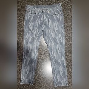 Levi's 511 Jeans 38x32 Gray Camo Slim Stretch